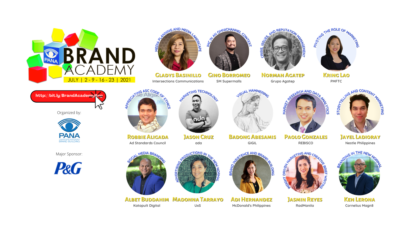 PANA Brand Academy virtual classroom Now Accepting Brand Builders