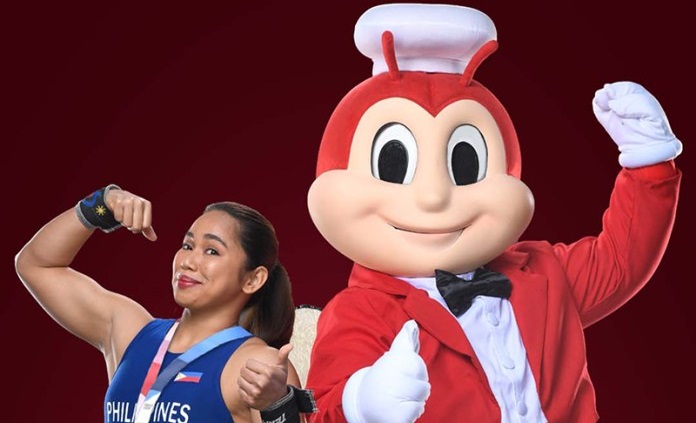 Jollibee welcomes PH’s first Olympic Gold medalist Hidilyn Diaz as its newest endorser