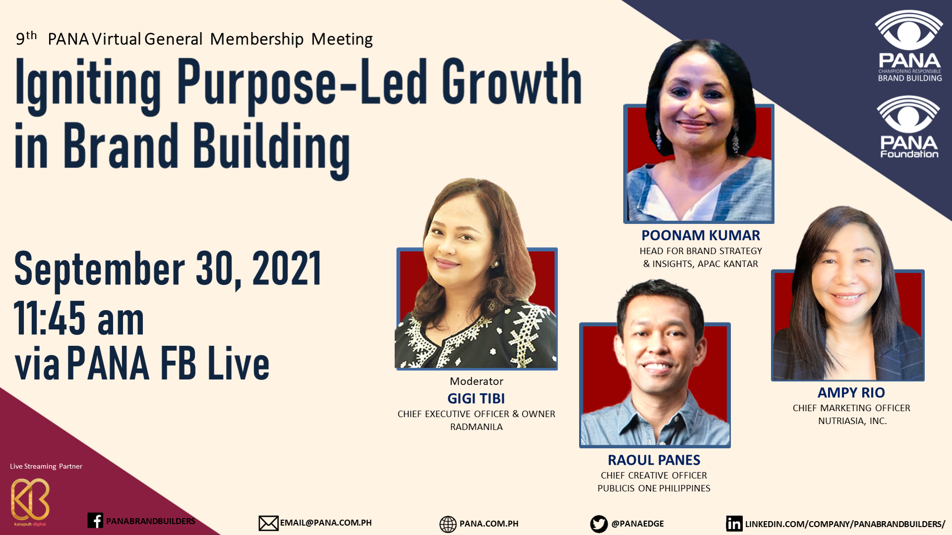 September GMM : Igniting Purpose-Led Growth in Brand Building