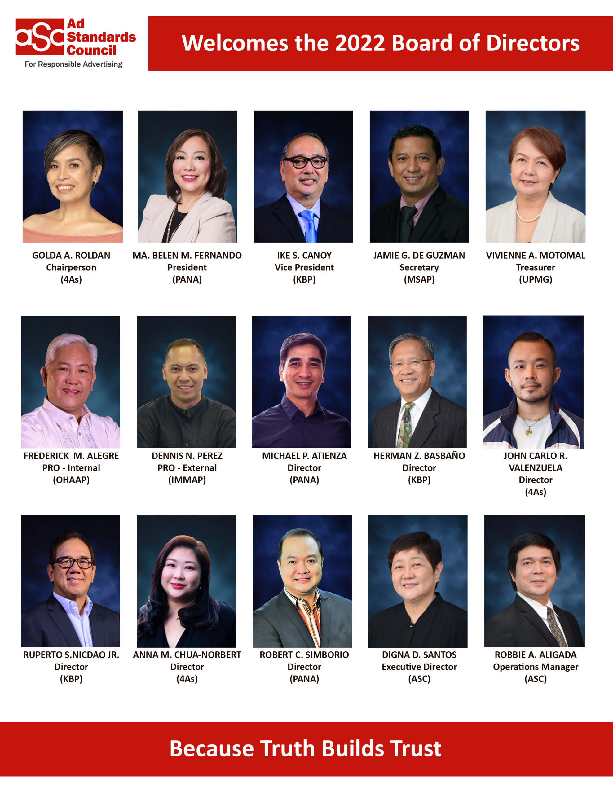ASC celebrates its 14th anniversary and induction of its Board of Trustees